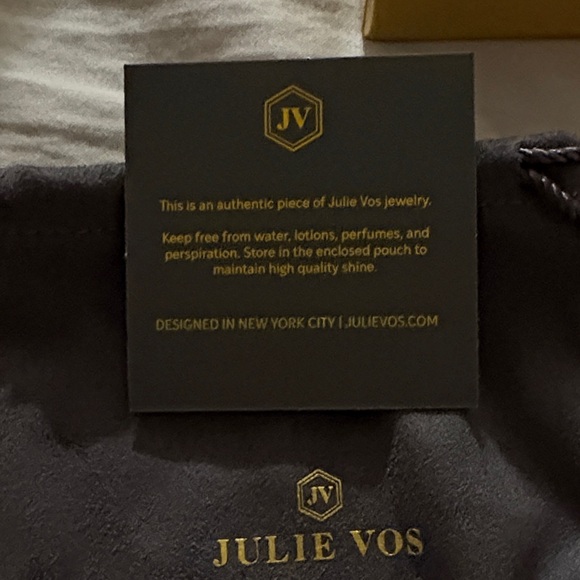 Elegant Julie Vos Silver Drop Earrings - Picture 7 of 8